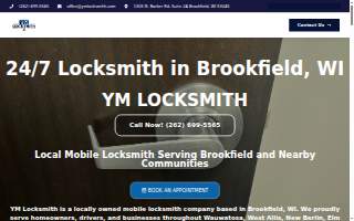 YM Locksmith of Milwaukee website