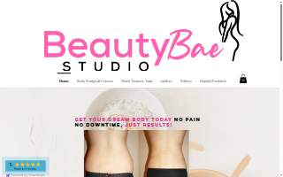 Beauty Bae Studio Body Spa website