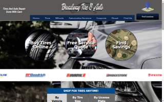 Broadway Tire & Auto website