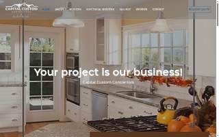 Capital Custom Contractors LLC website