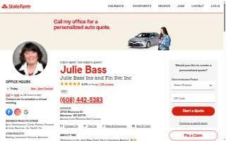 Julie Bass - State Farm Insurance Agent website