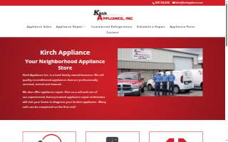 Kirch Appliance Inc of Monona website