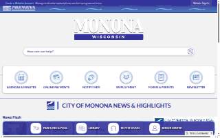 Monona Senior Center website