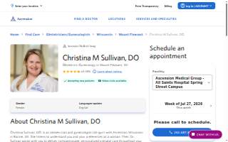 Christina M. Sullivan, DO website