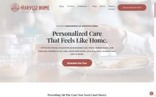 Harvest Home Assisted Living website