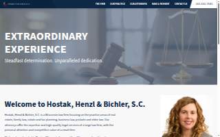 Hostak, Henzl & Bichler, S.C. of Mount Pleasant website