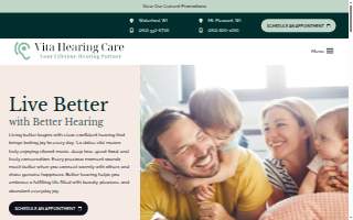 Vita Hearing Care website