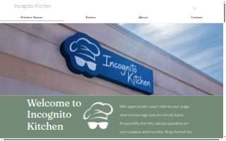 Incognito Kitchen website