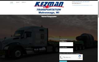 Kezman Transportation Services website