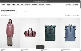 Rains Softwash LLC website