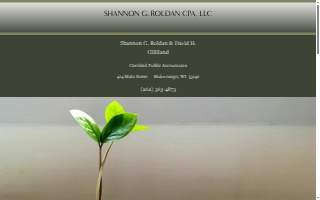 Shannon G. Roldan CPA, LLC website