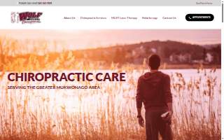 Wolf Family Chiropractic website