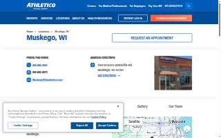 Athletico Physical Therapy - Muskego website