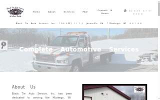 Black Tie Auto Service, Inc. website