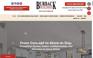 Burback Builders website