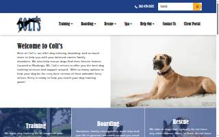 Colt's Canine Club, LLC website