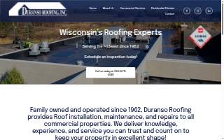 Duranso Roofing website