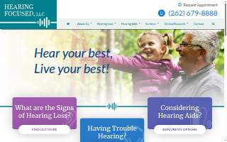 Hearing Focused, LLC of Muskego website