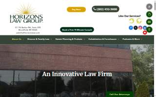 Horizons Law Group, LLC of Muskego website