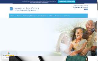 Lombardo Law Office of Muskego website