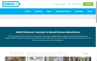 NABCO Entrances – Wisconsin website
