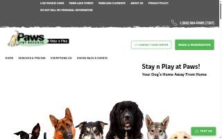 Paws inn and resort website