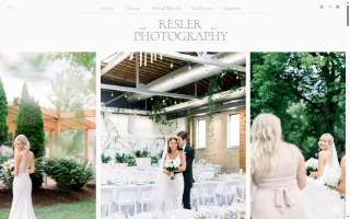 Resler Photography website