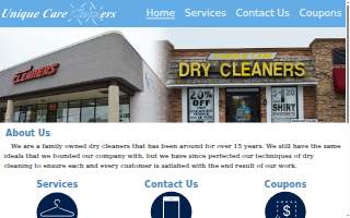 Unique Care Cleaners of Muskego website
