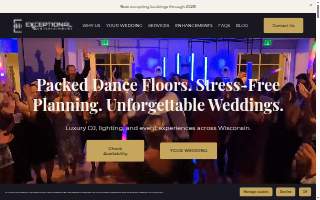 Exceptional Entertainment website