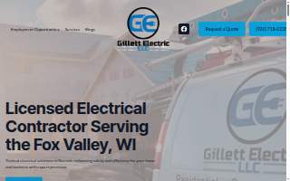 Gillett Electric LLC of Neenah website
