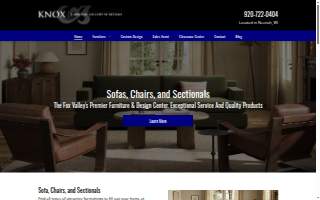 Knox Furniture Gallery of Neenah website