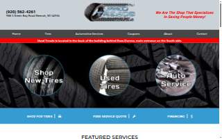 Used Treads New and Used Tire Store of Neenah website