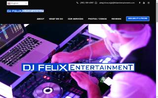 DJ Felix Entertainment website