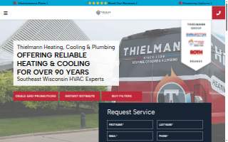 Thielmann Heating, Cooling & Plumbing website