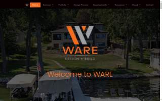 Ware Design Build website