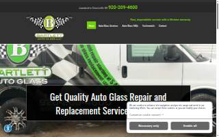 Bartlett Auto Glass LLC website