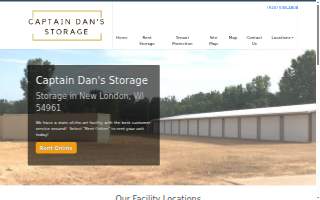 Captain Dan's Storage website