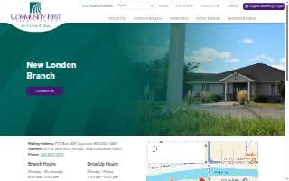 Community First Credit Union of New London website