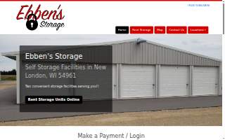 Ebben's Storage - Eastside Storage website