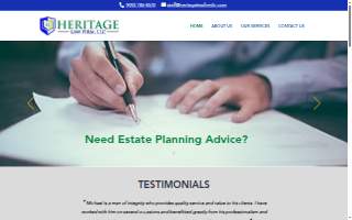 Heritage Law Firm, LLC website