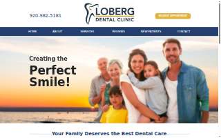 Loberg Dental Clinic, S.C. website