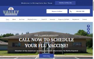 Valley Family Medicine website