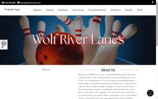 Wolf River Lanes website