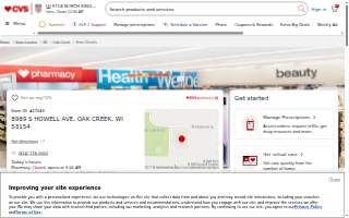 CVS Pharmacy website