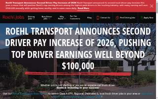 Roehl Transport, Inc. | Oak Creek website