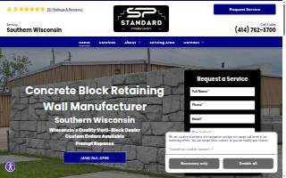 Standard Precast website