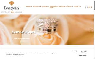 Barnes Diamonds & Designs website