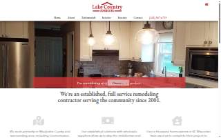 Lake Country Remodeling website
