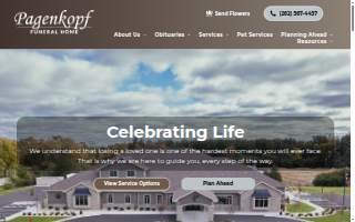Pagenkopf Funeral Home website