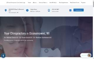 Traub Chiropractic website